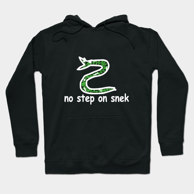 NO STEP ON SNEK Hoodie by ballhard